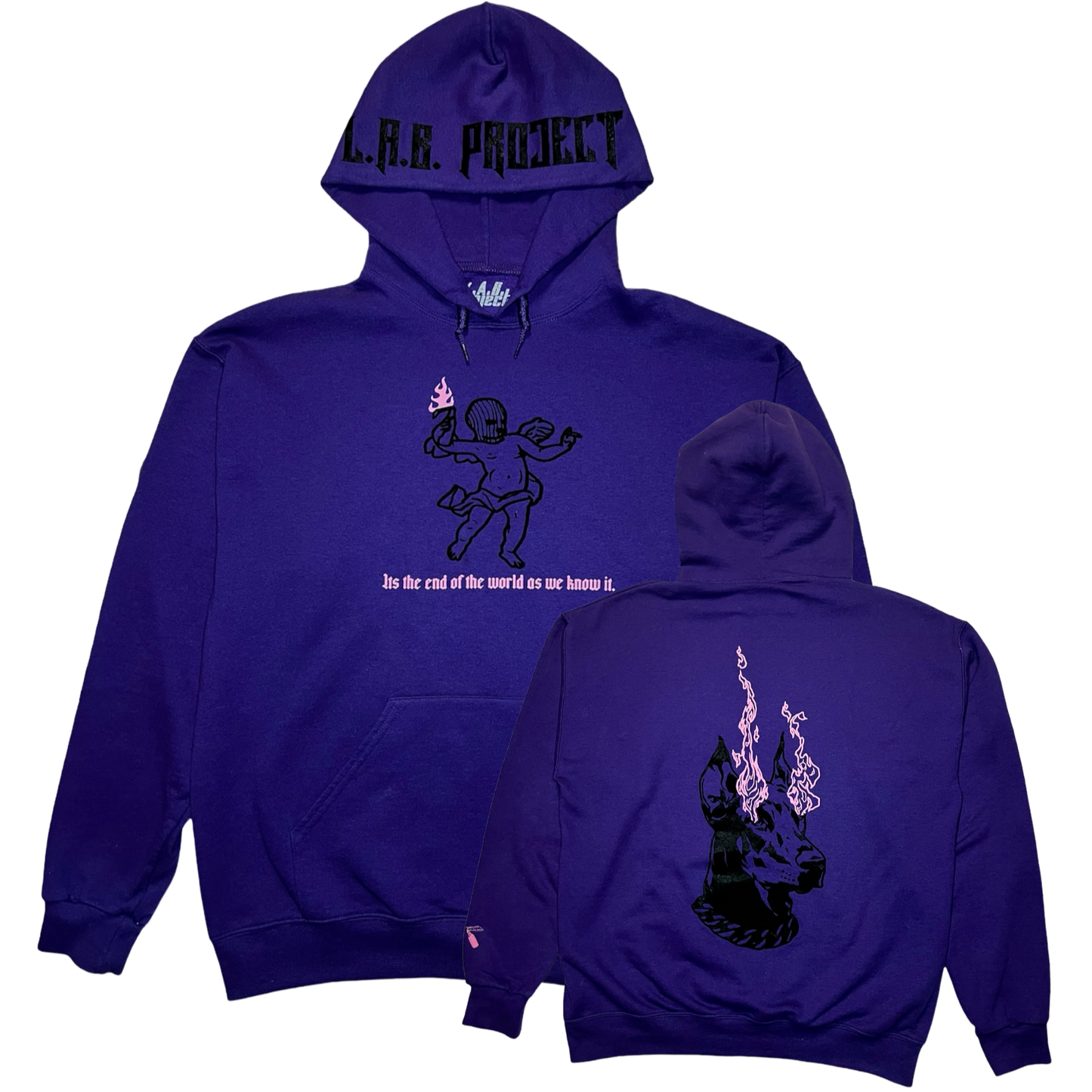 Purple End As We Know It Hoodie