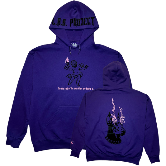 Purple End As We Know It Hoodie