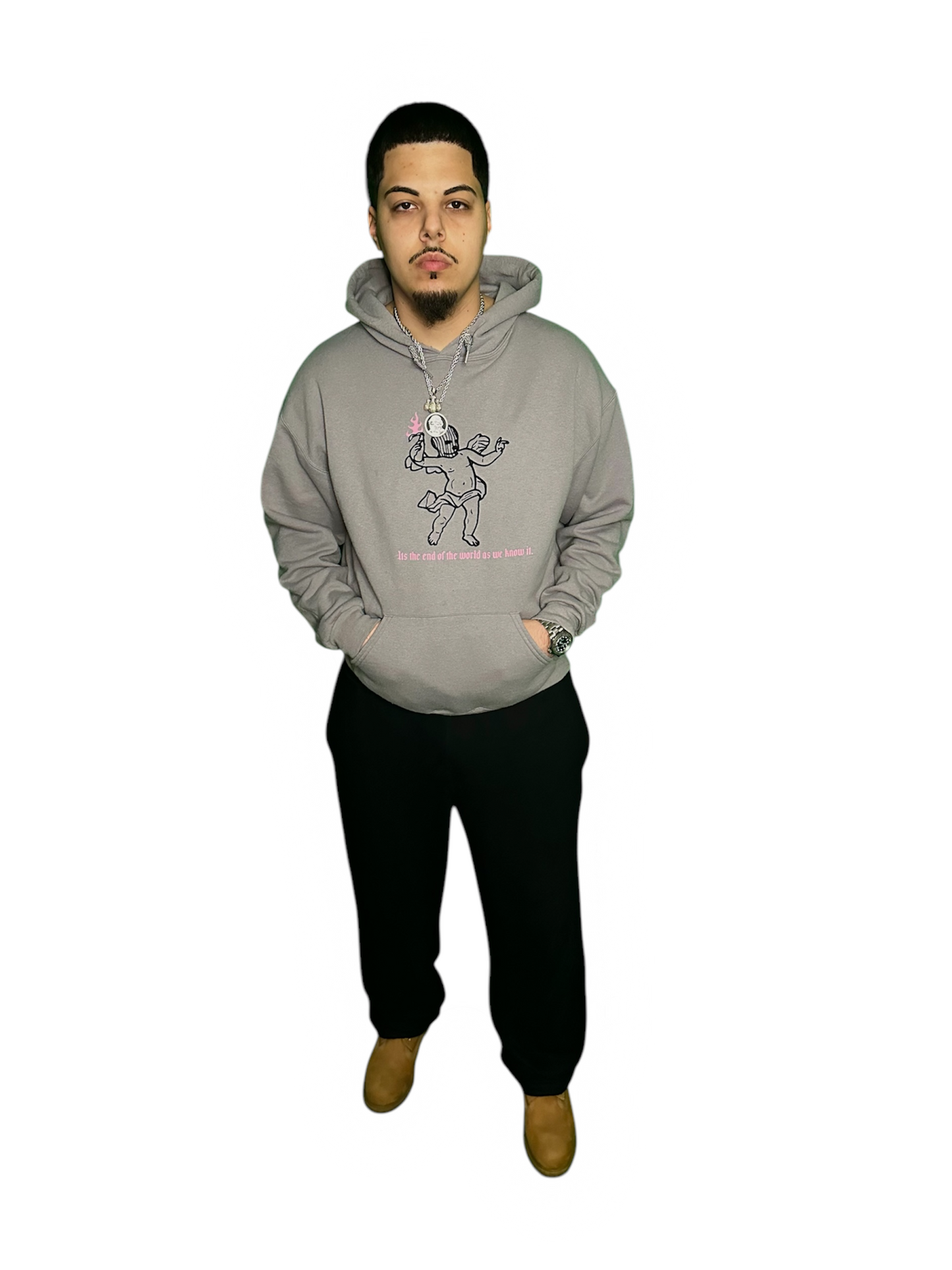 Gray End As We Know It Hoodie