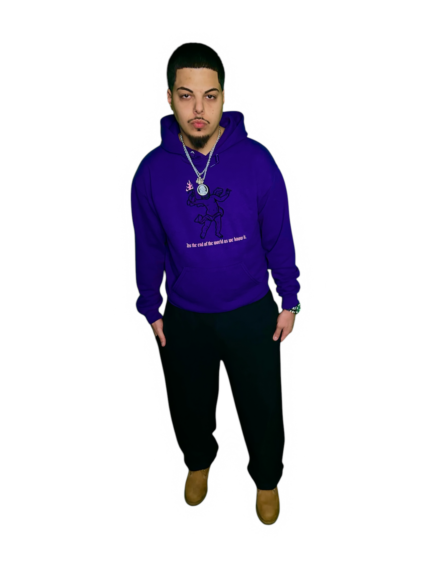 Purple End As We Know It Hoodie